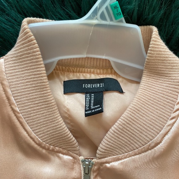 Rose gold bomber jacket - Picture 3 of 4